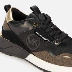 MICHAEL Michael Kors Women's Theo Running Style Trainers - Black 7 MICHAEL Michael Kors Women's Theo Running Style Trainers - Black -Cheap Stepwise Footwear Store 13187322 1484924123216035