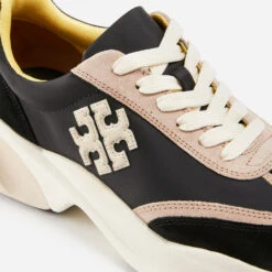 Tory Burch Good Luck Nylon And Suede Running-Style Trainers -Cheap Stepwise Footwear Store 13223071 2145065384310520