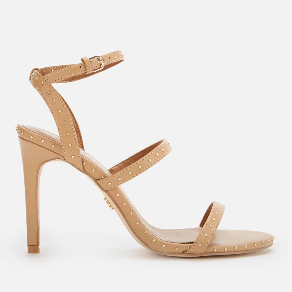 Kurt Geiger London Women's Portia Leather Heeled Sandals - Nude 1 Kurt Geiger London Women's Portia Leather Heeled Sandals - Nude