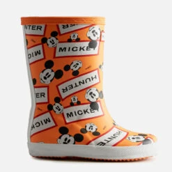 Hunter X Disney Original Kid's First Classic Disney Wellington Boots - Aurora Orange -Cheap Stepwise Footwear Store 13420409 1074910908235595