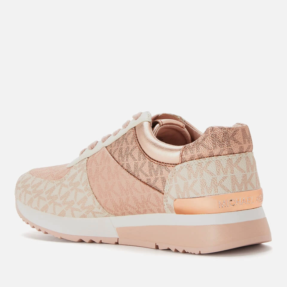 MICHAEL Michael Kors Women's Allie Running Style Trainers - Rose Gold 2 MICHAEL Michael Kors Women's Allie Running Style Trainers - Rose Gold - Image 2