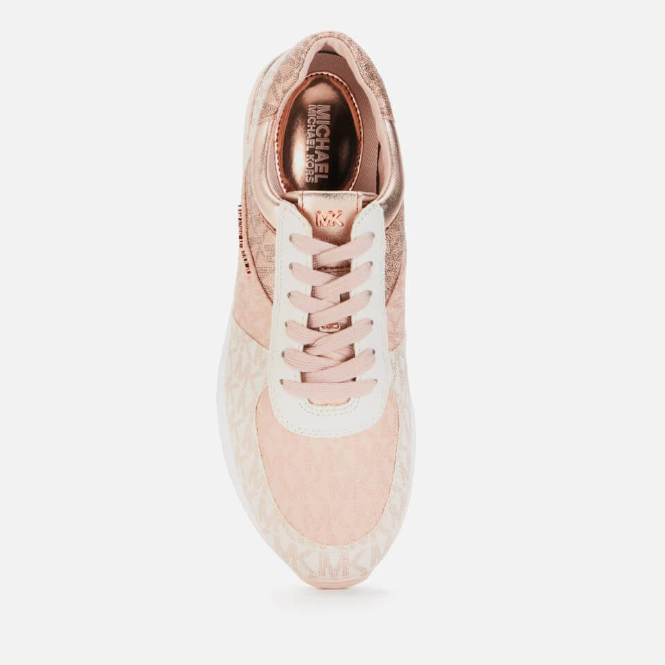 MICHAEL Michael Kors Women's Allie Running Style Trainers - Rose Gold 3 MICHAEL Michael Kors Women's Allie Running Style Trainers - Rose Gold - Image 3