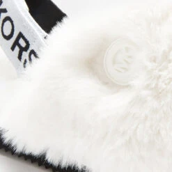 MICHAEL Michael Kors Women's Elsie Slippers - Optic White -Cheap Stepwise Footwear Store 13425067 4334924143369228