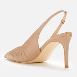 Guess Women's Amena Leather Sling Back Court Shoes - Taupe -Cheap Stepwise Footwear Store 13438978 1244944167860527