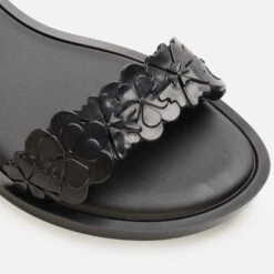 Melissa X Viktor And Rolf Women's Blossom Wave Sandals - Black -Cheap Stepwise Footwear Store 13449019 3714933458462558