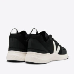 Veja Men's Impala Mesh Vegan Running Style Trainers - Black/Cream -Cheap Stepwise Footwear Store 13452002 1034951091533359