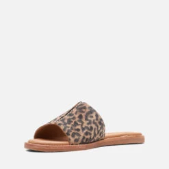 Clarks Women's Karsea Suede Mules - Leopard -Cheap Stepwise Footwear Store 13452829 2024951382738934
