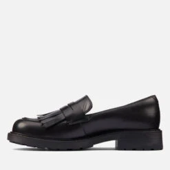 Clarks Women's Orinococ 2 Leather Loafers - Black -Cheap Stepwise Footwear Store 13452885 9205025759073860