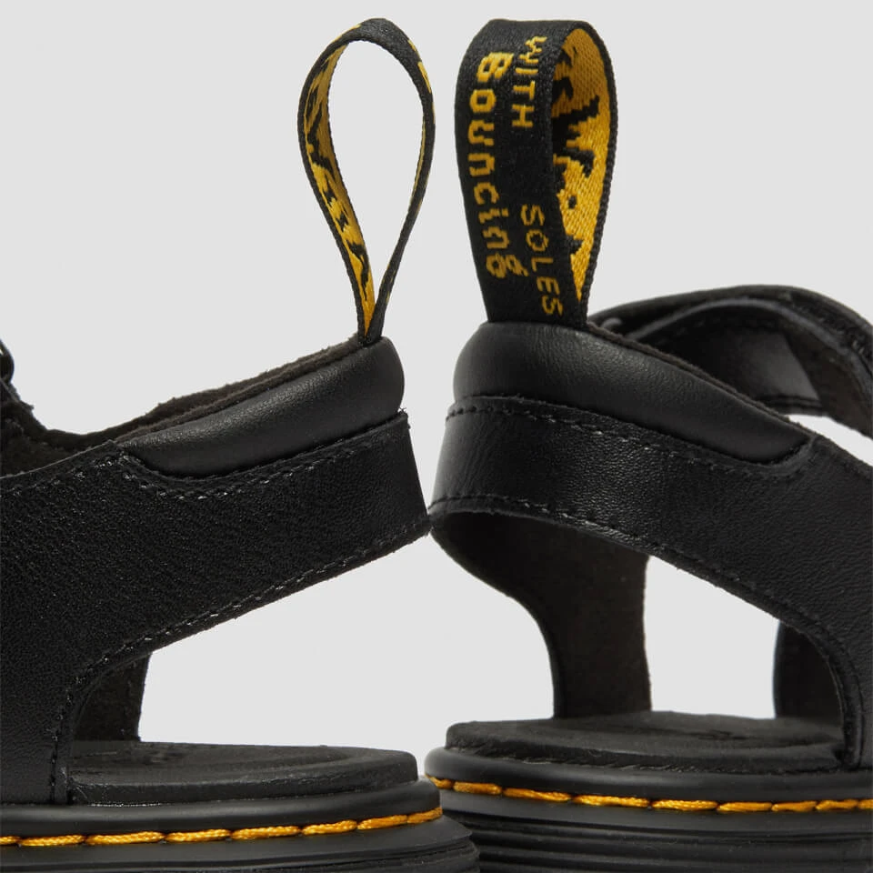 Dr. Martens Kids' Vossie Lamper Sandal - Black 6 Dr. Martens Kids' Vossie Lamper Sandal - Black - Image 6