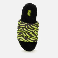 UGG Women's Puft Tiger Print Slide Sandals - Key Lime 6 UGG Women's Puft Tiger Print Slide Sandals - Key Lime -Cheap Stepwise Footwear Store 13491260 6054944601344132