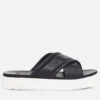 UGG Women's Zayne Crossband Leather Flatform Sandals - Black