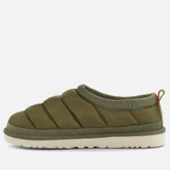 UGG Men's Tasman Puft Mules - Burnt Olive -Cheap Stepwise Footwear Store 13491543 1354978542196734