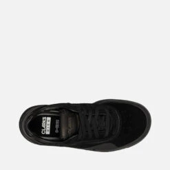 Clarks Kids' Cica Trainers - Black Suede -Cheap Stepwise Footwear Store 13523222 1384940432460861
