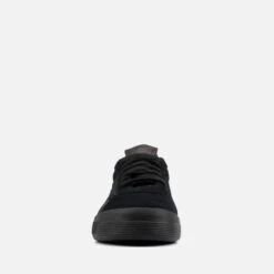 Clarks Youth Cica Trainers - Black Suede -Cheap Stepwise Footwear Store 13523230 1374940432803107