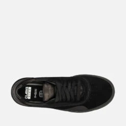 Clarks Youth Cica Trainers - Black Suede -Cheap Stepwise Footwear Store 13523230 1964940432759325