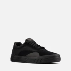 Clarks Youth Cica Trainers - Black Suede -Cheap Stepwise Footwear Store 13523230 2314940432714544