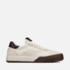 Clarks Youth Cica Trainers - Off White Suede