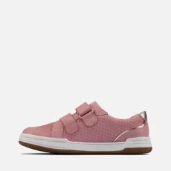 Clarks Kids' Fawn Solo Trainers - Light Pink Lea -Cheap Stepwise Footwear Store 13523267 9254940433860292