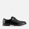 Clarks Youth Scala Loop School Shoes - Black Leather