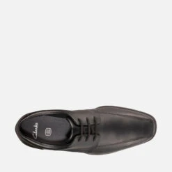 Clarks Youth Scala Step School Shoes - Black Leather -Cheap Stepwise Footwear Store 13523448 8004940441151345