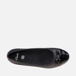 Clarks Youth Scala Bloom School Shoes - Black Leather -Cheap Stepwise Footwear Store 13523513 2104940443080831