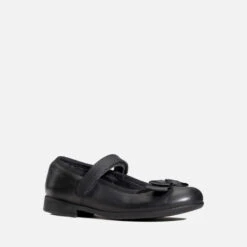 Clarks Kids' Scalaap School Shoes - Black Leather -Cheap Stepwise Footwear Store 13523526 4274940443876674