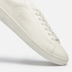 Lacoste Men's Court Zero 0722 1 Leather Court Cupsole Trainers - Off White/Off White -Cheap Stepwise Footwear Store 13528541 5314957289629194