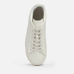 Lacoste Women's Court Zero 0722 1 Leather Cupsole Trainers - Off White/Off White -Cheap Stepwise Footwear Store 13528592 1524957289767719