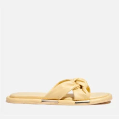 Coach Women's Brooklyn Leather Sandals - Vanilla