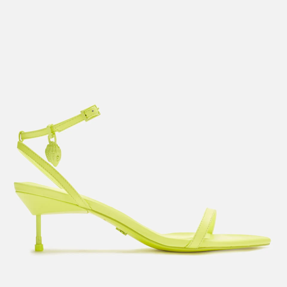 Kurt Geiger London Women's Shoreditch Barely There Heeled Sandals - Yellow 1 Kurt Geiger London Women's Shoreditch Barely There Heeled Sandals - Yellow