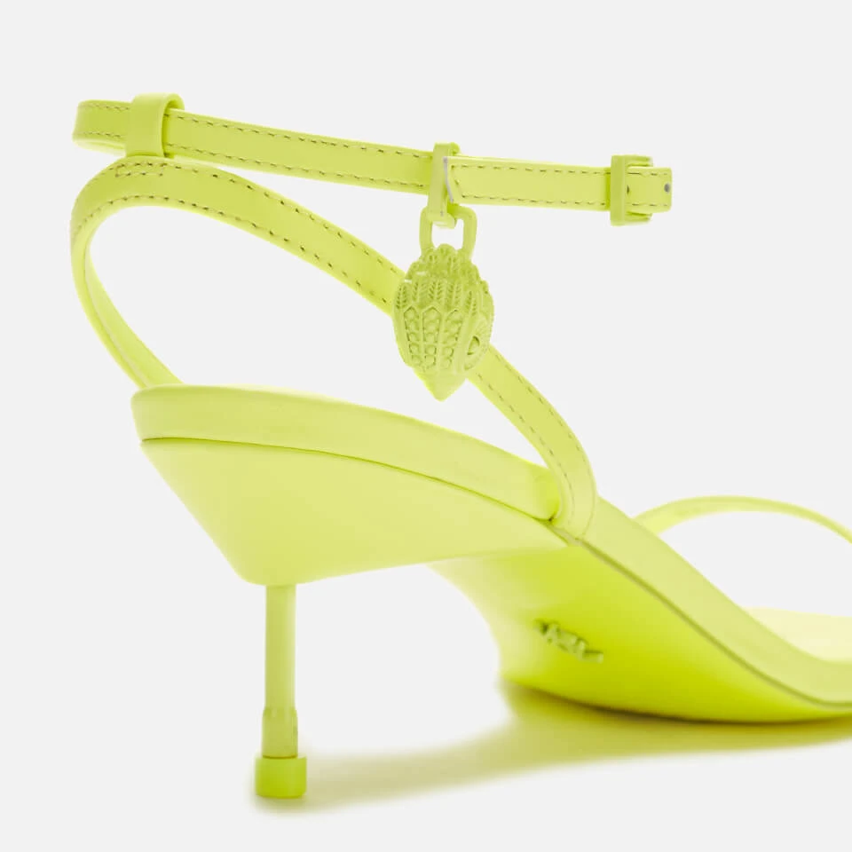 Kurt Geiger London Women's Shoreditch Barely There Heeled Sandals - Yellow 4 Kurt Geiger London Women's Shoreditch Barely There Heeled Sandals - Yellow - Image 4