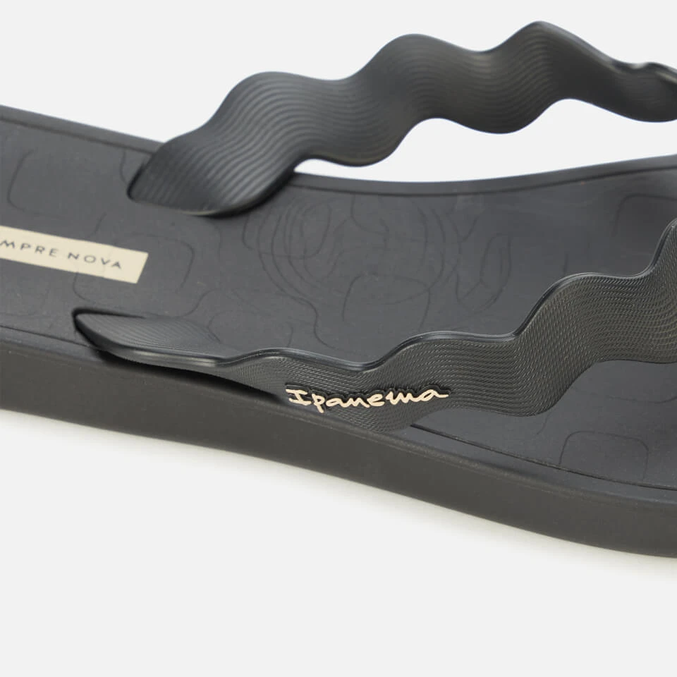 Ipanema Women's Zig Flip Flops - Black 3 Ipanema Women's Zig Flip Flops - Black - Image 3