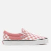 Vans Women's Checkerboard Classic Slip-On Trainers - Rosette/True White