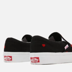 Vans Women's Waffle Lovers Classic Slip-On Trainers - Black/True White -Cheap Stepwise Footwear Store 13531402 1744947742567767