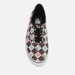 Vans Men's Love Letters Authentic Trainers - Black/True White -Cheap Stepwise Footwear Store 13531505 6364938941047455