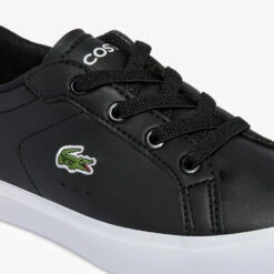 Lacoste Infant Powercourt Trainers - Black -Cheap Stepwise Footwear Store 13559400 3804935521816196