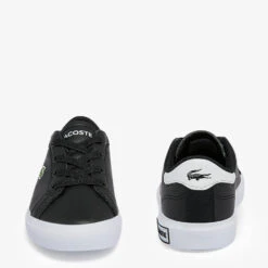 Lacoste Infant Powercourt Trainers - Black -Cheap Stepwise Footwear Store 13559400 4594935521759628