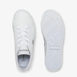Lacoste Kids' Powercourt Trainers - White -Cheap Stepwise Footwear Store 13559455 1424935523073547