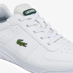 Lacoste Junior Game Advance Trainers - White/Green -Cheap Stepwise Footwear Store 13559477 1614935523682235