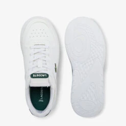Lacoste Junior Game Advance Trainers - White/Green -Cheap Stepwise Footwear Store 13559477 1804935523581723