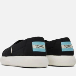 TOMS Women's Alpargata Mallow Vegan Pumps - Black Matte Woven -Cheap Stepwise Footwear Store 13624821 1754961760130176
