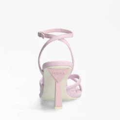 Guess Women's Dezza Leather Heeled Sandals - Lilac -Cheap Stepwise Footwear Store 13629675 1774938913373919