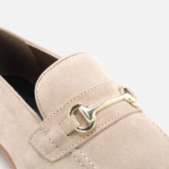 Walk London Men's Terry Trim Suede Loafers - Flax -Cheap Stepwise Footwear Store 13629832 1064952710332513