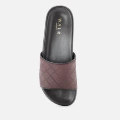 Walk London Men's George Leather Cross Front Sandals - Black -Cheap Stepwise Footwear Store 13629874 5914952711928102