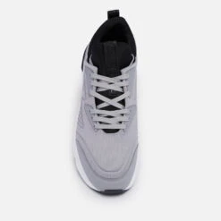 Calvin Klein Men's Knitted Running Style Trainers - Grey Fog -Cheap Stepwise Footwear Store 13638520 1084956332300028