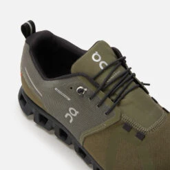 ON Men's Cloud 5 Waterproof Running Trainers - Olive/Black -Cheap Stepwise Footwear Store 13643187 5324953153280011