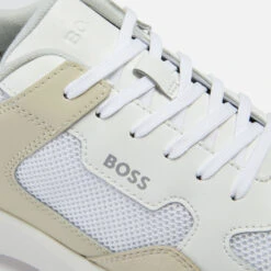 BOSS Men's Dean Runner Trainers - Open Beige -Cheap Stepwise Footwear Store 13701168 2064973116654770