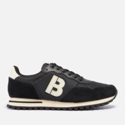 BOSS Men's Parkour-L Runner B Logo Trainers - Black