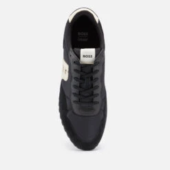 BOSS Men's Parkour-L Runner B Logo Trainers - Black -Cheap Stepwise Footwear Store 13701198 5034978889276256