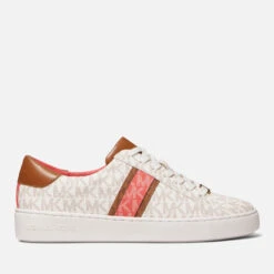 MICHAEL Michael Kors Women's Irving Stripe Cupsole Trainers - Dahlia Multi